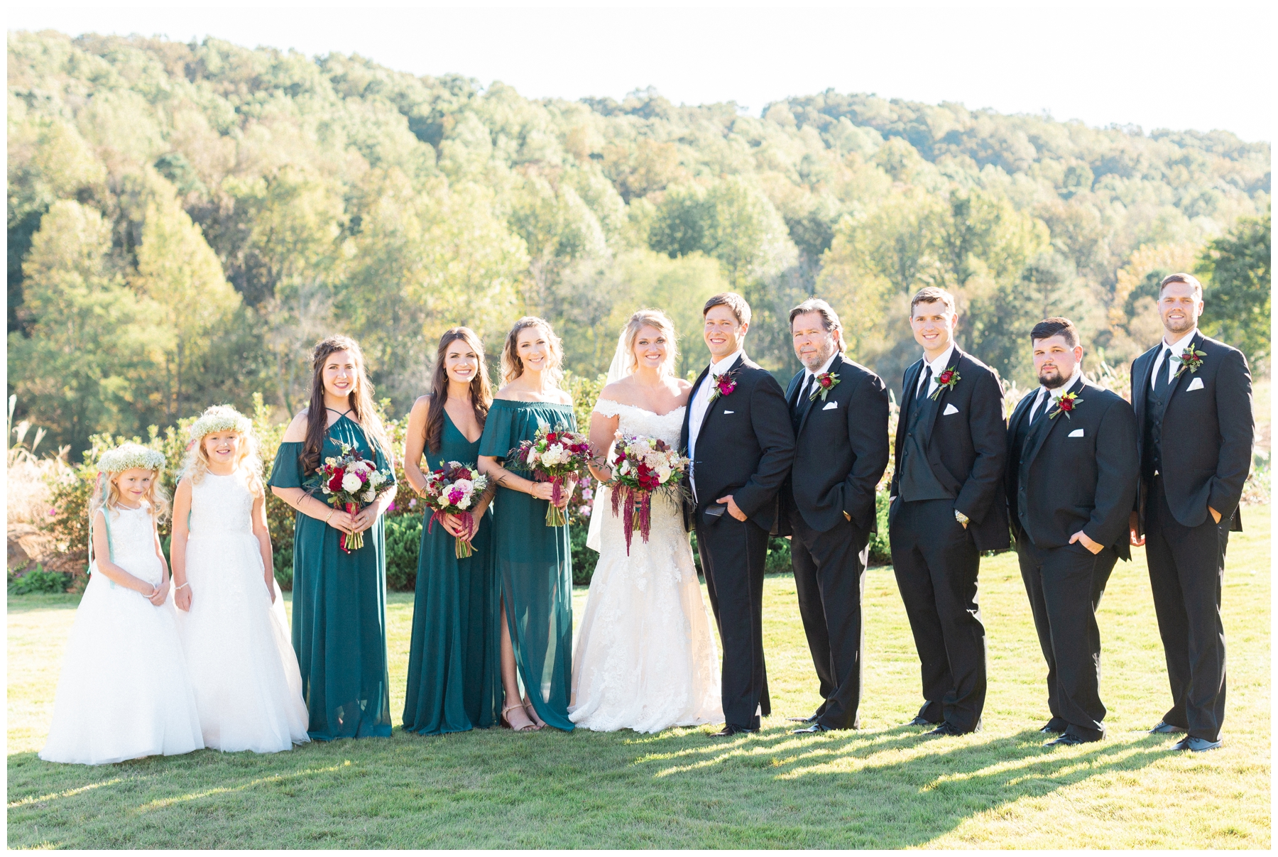 Atlanta_Georgia_Wedding_Photographer_Venue_Blog_Greystone Estate_Fall_Engaged_Wedding Party_Mountains
