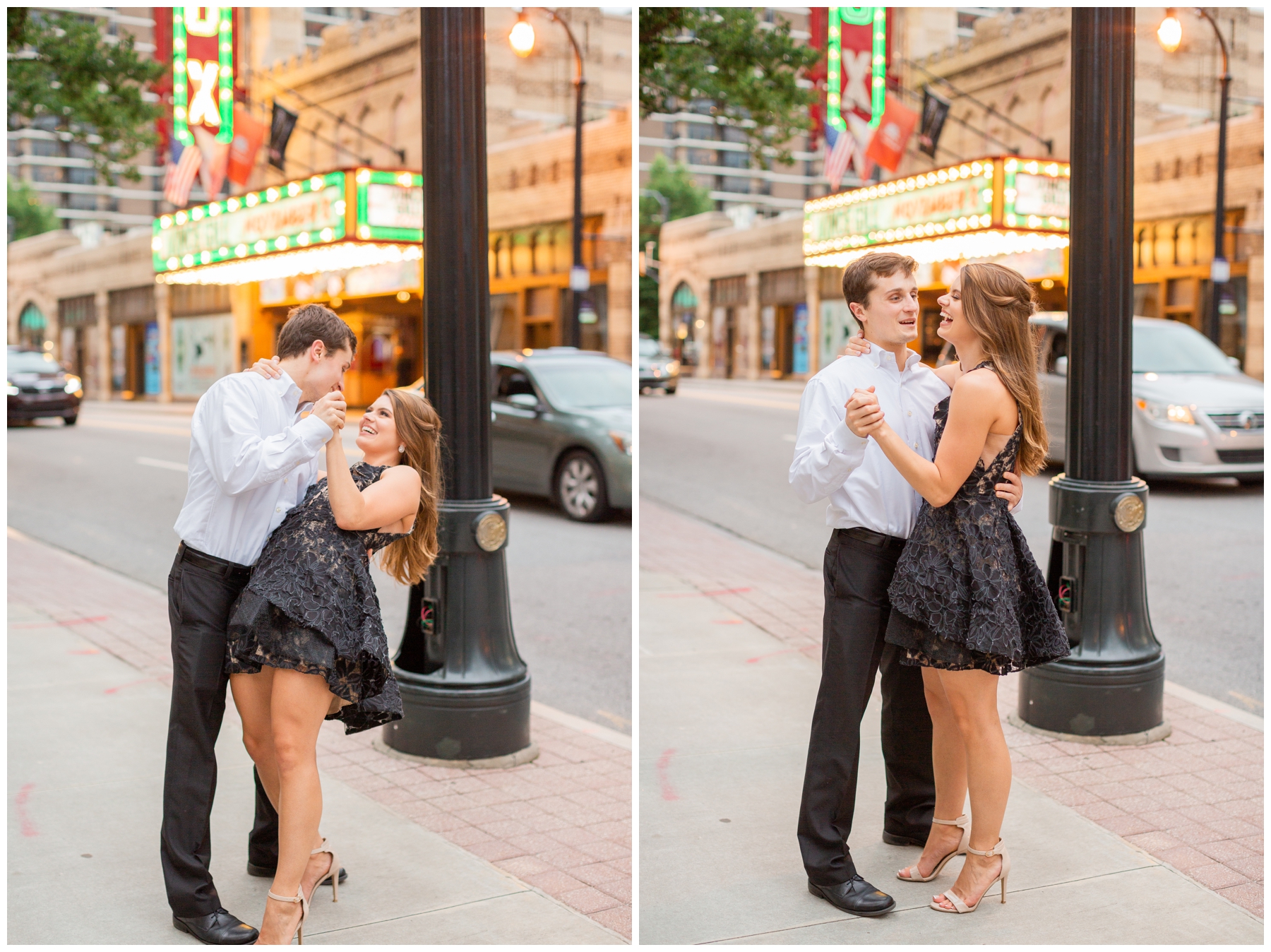 Atlanta_Georgia_Wedding_Photographer_Engagement_Fox Theatre_Classy_Romantic_City_Engaged